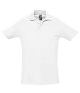 SOL'S Spring II Heavy Cotton Piqué Polo Shirt | White thumbnail 1