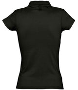 SOL'S Ladies Prescott Cotton Jersey Polo Shirt | Deep Black thumbnail 5