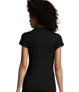 SOL'S Ladies Prescott Cotton Jersey Polo Shirt | Deep Black thumbnail 2