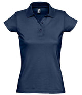 SOL'S Ladies Prescott Cotton Jersey Polo Shirt | French Navy thumbnail 4