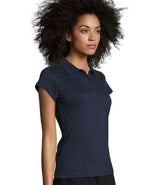SOL'S Ladies Prescott Cotton Jersey Polo Shirt | French Navy thumbnail 3