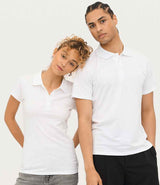 SOL'S Ladies Prescott Cotton Jersey Polo Shirt | White thumbnail 2
