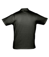 SOL'S Prescott Cotton Jersey Polo Shirt | Deep Black thumbnail 2