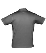 SOL'S Prescott Cotton Jersey Polo Shirt | Dark Grey thumbnail 2