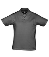 SOL'S Prescott Cotton Jersey Polo Shirt | Dark Grey thumbnail 1