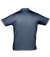 SOL'S Prescott Cotton Jersey Polo Shirt | French Navy thumbnail 2
