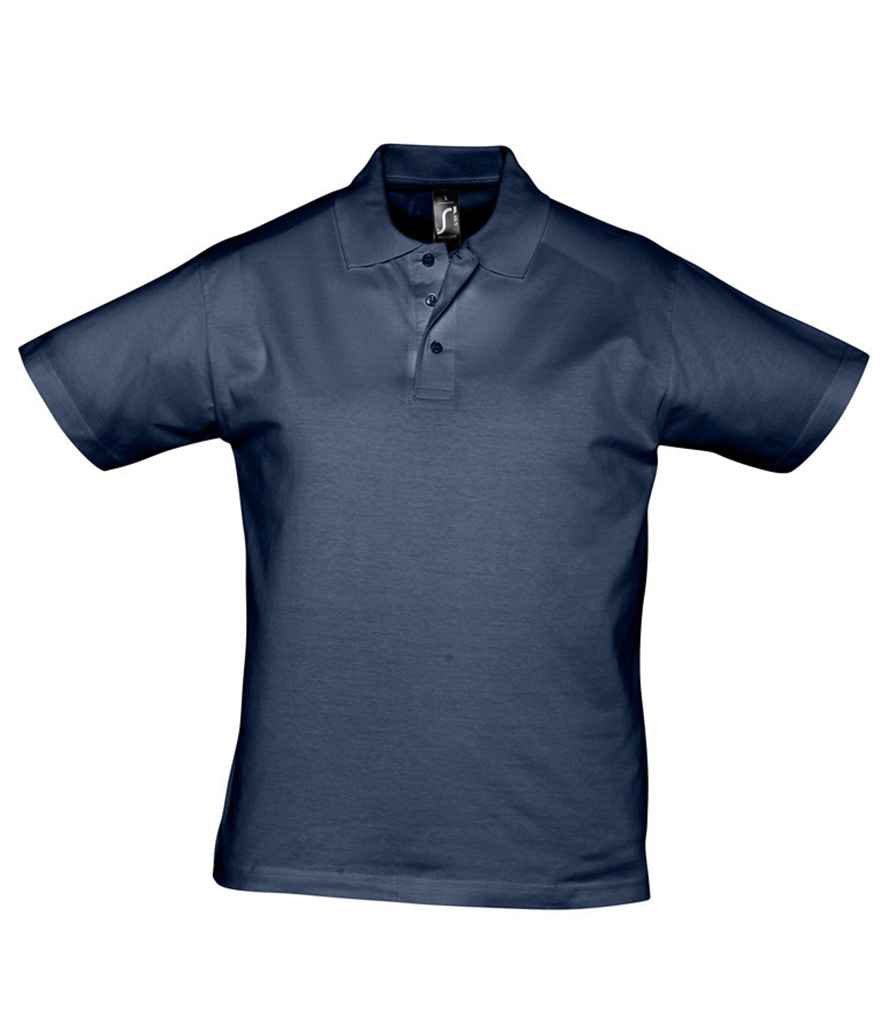 SOL'S Prescott Cotton Jersey Polo Shirt | French Navy