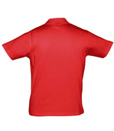 SOL'S Prescott Cotton Jersey Polo Shirt | Red thumbnail 2