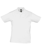 SOL'S Prescott Cotton Jersey Polo Shirt | White thumbnail 4