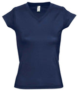 SOL'S Ladies Moon V Neck T-Shirt | French Navy thumbnail 1