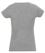 SOL'S Ladies Moon V Neck T-Shirt | Grey Marl thumbnail 2