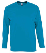 SOL'S Monarch Long Sleeve T-Shirt | Aqua thumbnail 1