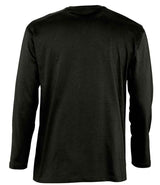 SOL'S Monarch Long Sleeve T-Shirt | Deep Black thumbnail 2