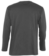 SOL'S Monarch Long Sleeve T-Shirt | Dark Grey thumbnail 2