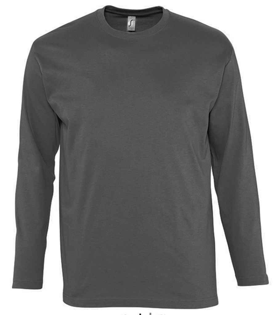 SOL'S Monarch Long Sleeve T-Shirt | Dark Grey