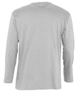 SOL'S Monarch Long Sleeve T-Shirt | Grey Marl thumbnail 4