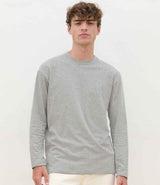 SOL'S Monarch Long Sleeve T-Shirt | Grey Marl thumbnail 1