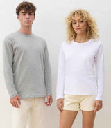 SOL'S Monarch Long Sleeve T-Shirt | Grey Marl thumbnail 2