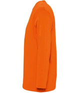SOL'S Monarch Long Sleeve T-Shirt | Orange thumbnail 3