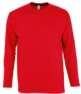 SOL'S Monarch Long Sleeve T-Shirt | Red thumbnail 1