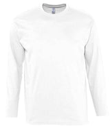 SOL'S Monarch Long Sleeve T-Shirt | White thumbnail 1