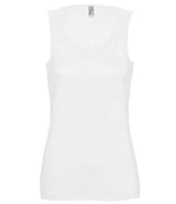 SOL'S Ladies Jane Tank Top | White thumbnail 1