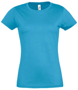 SOL'S Ladies Imperial Heavy T-Shirt | Aqua thumbnail 1