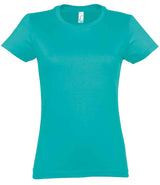 SOL'S Ladies Imperial Heavy T-Shirt | Caribbean Blue thumbnail 1