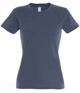 SOL'S Ladies Imperial Heavy T-Shirt | Denim thumbnail 1