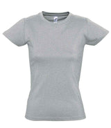 SOL'S Ladies Imperial Heavy T-Shirt | Grey Marl thumbnail 1