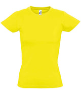 SOL'S Ladies Imperial Heavy T-Shirt | Lemon thumbnail 1