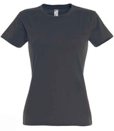 SOL'S Ladies Imperial Heavy T-Shirt | Mouse Grey thumbnail 1