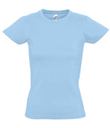 SOL'S Ladies Imperial Heavy T-Shirt | Sky Blue thumbnail 1