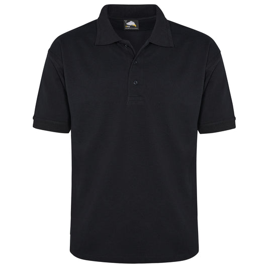 Petrel 100% Cotton Poloshirt - Black