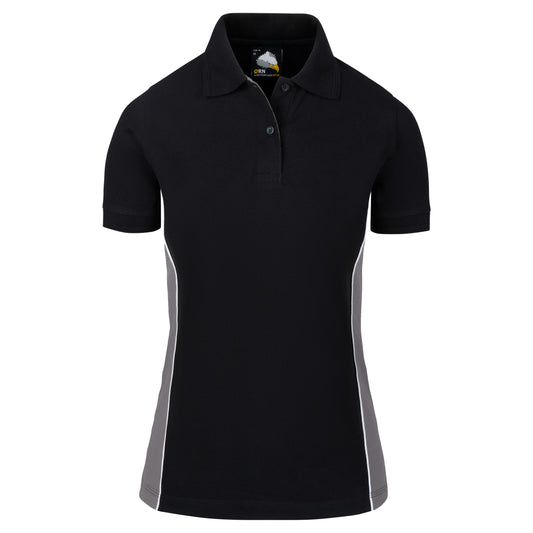 Ladies Silverswift Poloshirt - Black - Graphite