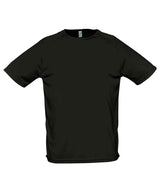 SOL'S Sporty Performance T-Shirt | Black thumbnail 1