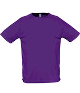 SOL'S Sporty Performance T-Shirt | Dark Purple thumbnail 1
