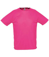 SOL'S Sporty Performance T-Shirt | Neon Pink thumbnail 1