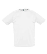SOL'S Sporty Performance T-Shirt | White thumbnail 1