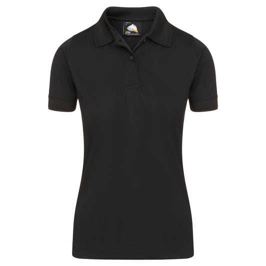 Ladies Oriole Wicking Poloshirt - Black