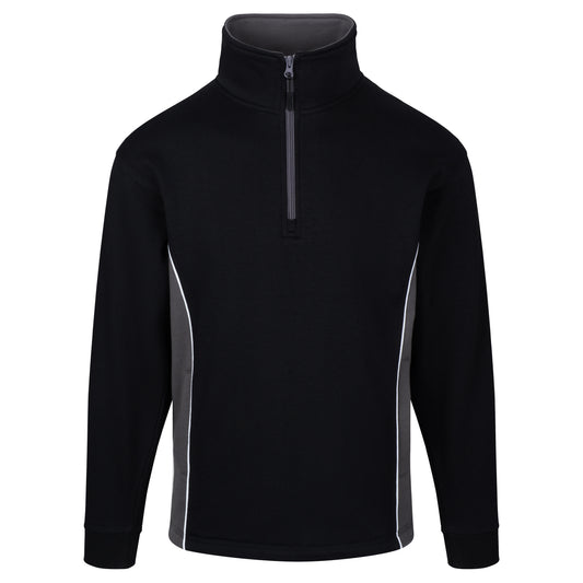 Silverswift Quarter Zip Sweatshirt - Black - Graphite