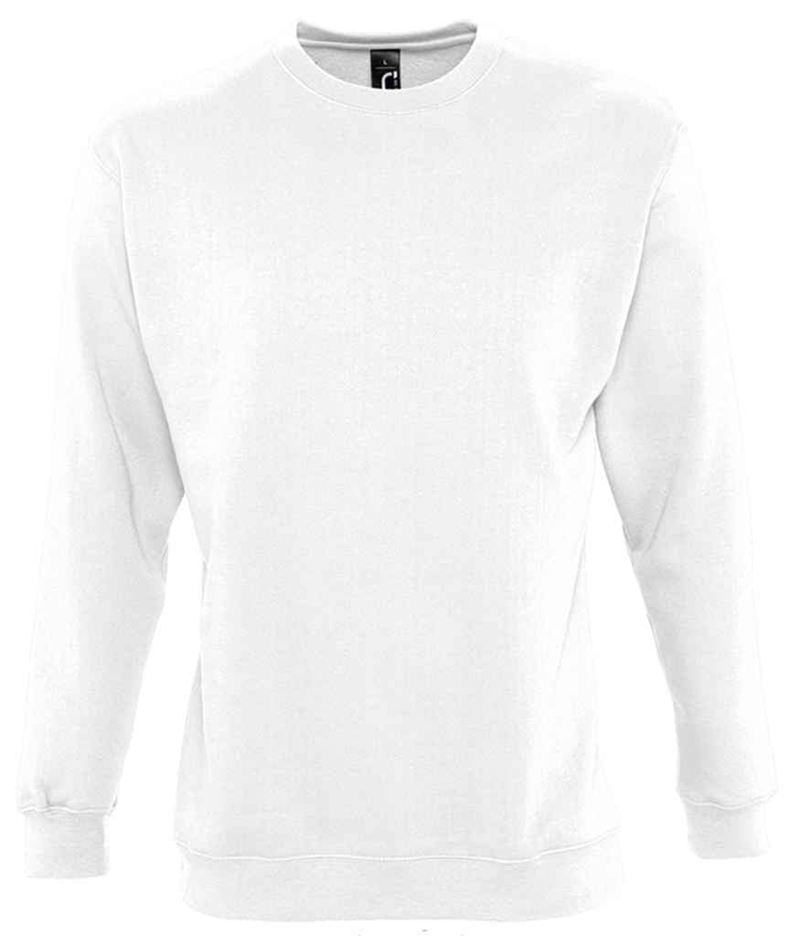 SOL'S Unisex New Supreme Sweatshirt | White