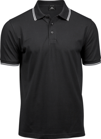 Tee Jays Men's Luxury Stripe Stretch Polo