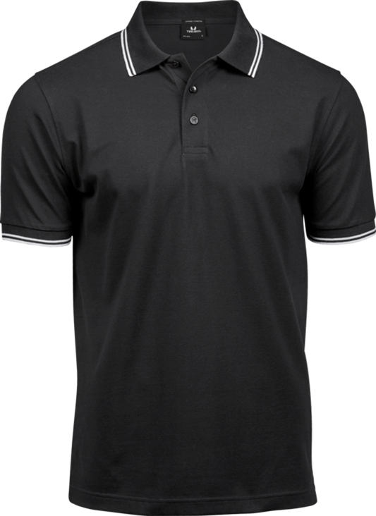 Tee Jays Men's Luxury Stripe Stretch Polo