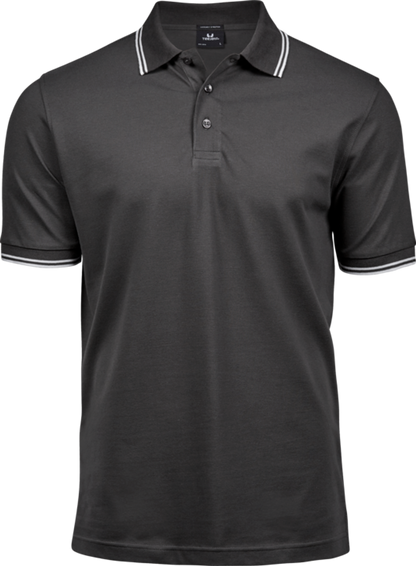 Tee Jays Men's Luxury Stripe Stretch Polo