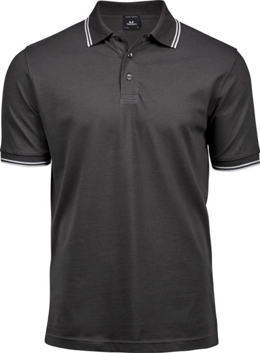 Tee Jays Men's Luxury Stripe Stretch Polo