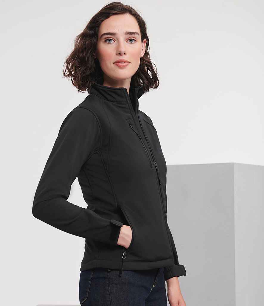 Russell Athletic Ladies Soft Shell Jacket | Black