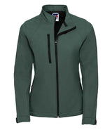 Russell Athletic Ladies Soft Shell Jacket | Bottle Green thumbnail 4