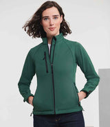 Russell Athletic Ladies Soft Shell Jacket | Bottle Green thumbnail 1