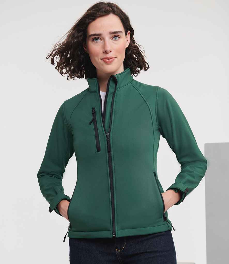 Russell Athletic Ladies Soft Shell Jacket | Bottle Green